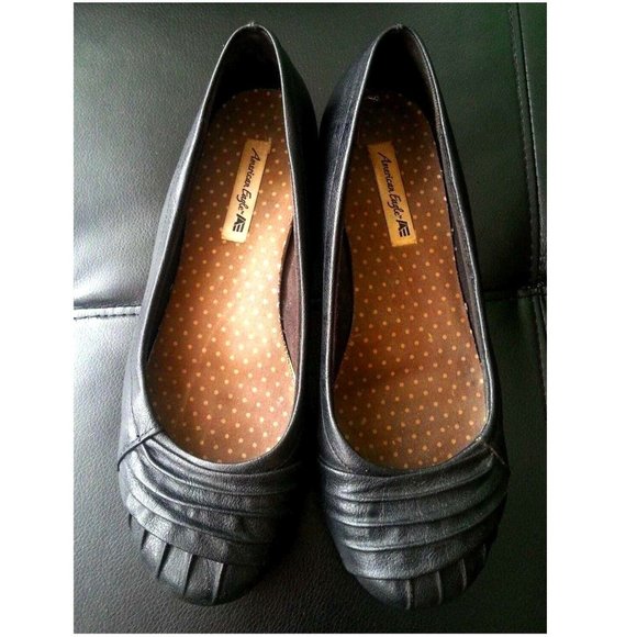 AMERICAN EAGLE BLACK FLATS - Picture 1 of 2